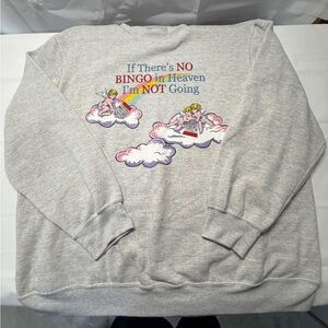 Blair Heather Gray Bingo Graphic Sweatshirt